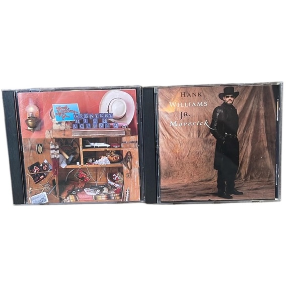 Lot of 2 Hank Williams Jr. Country Music CDs - Picture 1 of 6